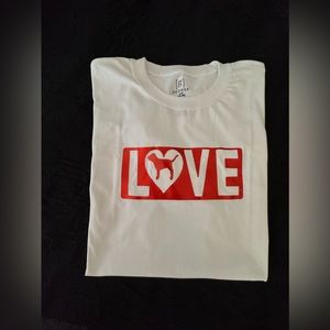 🌻NWOT Love for Dogs: Custom Made T-Shirt
